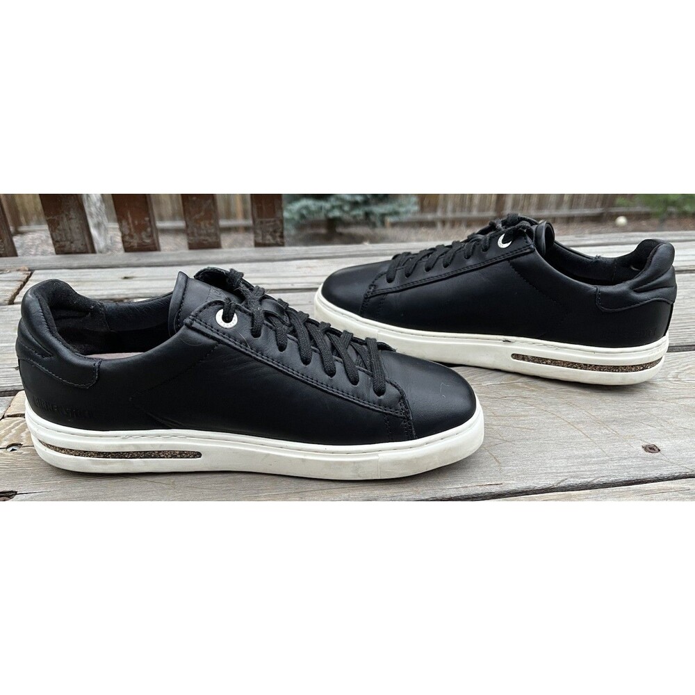 Birkenstock Bend Low Women’s 38 US 7 Black Leather Lace Up Sneakers - Picture 12 of 13